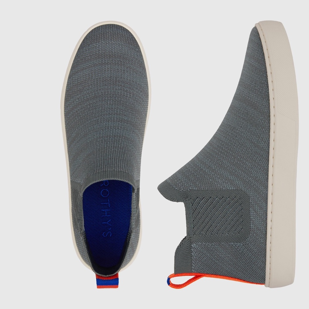 Rothy’s Chelsea in fog sz 8 high top type sneaker